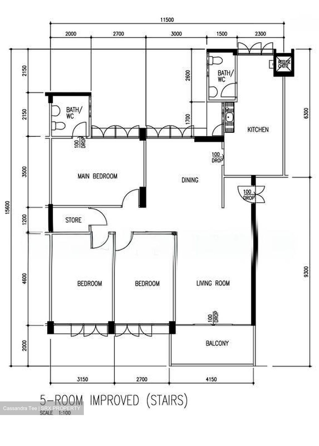 Blk 815 Tampines Polyview (Tampines), HDB 5 Rooms #554255561